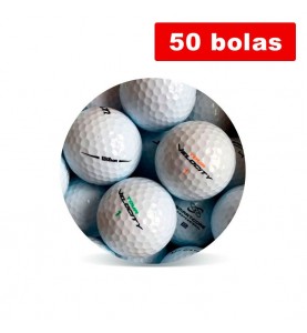 Wilson Mix Grado Perla A (50 bolas de golf)